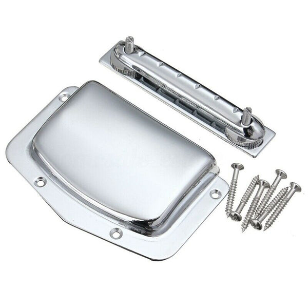 Set Fixed Adjustable Bridge Tailpiece For Teisco Harmony Kay Guitar New