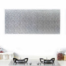 Aluminum foil Self Adhesive Xmas   Kitchen Shelf Liner Contact Paper M&
