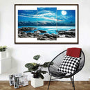 3pcs DIY Sea View 5D Diamond Painting Embroidery Full Drill Cross Stitch