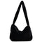 Animal Pattern Shoulder Underarm Bag Women Plush Top-handle Handbag (5)