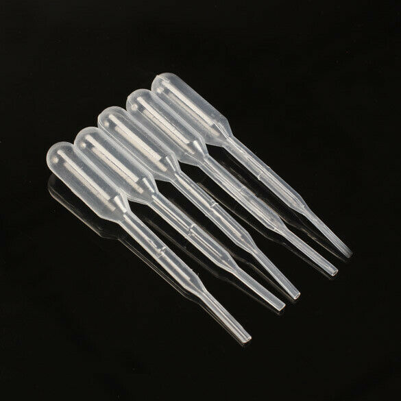 100Pcs 1ml Disposable Polyethylene Eye Dropper Set Transfer Graduated Pipe A