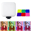 Dimmable 5600K USB LED Video Light for Tabletop/Low Angle Shooting, Colorful LED