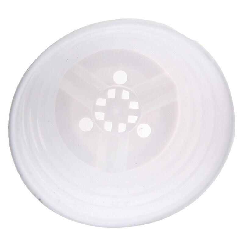 Plastic Round Flower Plant Pot Planter Holder With Tray Home Office Garden