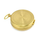 Brass Pocket Watch Style Navigation Compass Ring Keychain Outdoor Camping/Hiking