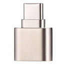 USB 3.1 Mini Type C OTG Adapter For  TF Memory Card Reader-Golden