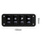 12V 4-Button Blue LED On/Off Rocker Switch Panel w/ 150mm Cable for Toyata