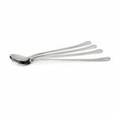 Set of 4 Stainless Steel Coffee Spoons Super Long Round Head X2V6