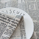 Retro Newspapers Pattern Decorative Table Cloth Cotton Linen Tablecloth Din Z4H9