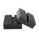 Universal Car Repair Square Slotted Frame Rail Floor Jack Rubber Guard Pad Hot