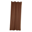 Waterproof Outdoor Curtain Drape Heat Insulated for Patio Pivilion Coffee 54x84"