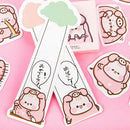 45pcs/box Pink Pig DIY Stationary Stickers Paper Lables Gifts Packaging Decor~