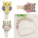 10 Mini Pegs Owl Wooden Craft Pegs Card Holder Photo Hanger Clothes Clip 2017