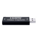 HDMI Capture Card USB 2.0 to HDMI Grabber Record Box for OBS Game Recording