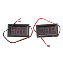 2 Mini Red LED Digital Voltmeter Volt Meter Panel 4.5-30V M5N1
