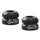 1 Pair Bike Tire Law Mouth Nut Tire Inner Tube Valve Nut Replacement Black