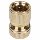 Brass Home Garden Car Washing Water Hose Pipe Plumbing Connector 1/2inch Go O8G8