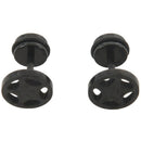 Male female jewelry earrings star pentagram amulet ear plugs stainless stee L6B7
