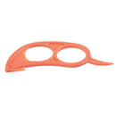 4 x Orange Opener Peeler Slicer Cutter Plastic Lemon Citrus Fruit Skin Remo U1O2