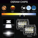 60W 4INCH Spot 20 LED Work Light Bar Lamp Driving Fog for Offroad Car Boat T Ew