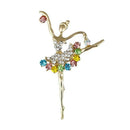 5X(Fashion Rhinestone Flower Brooch Jewelery - Brooch for Wedding Evening  P4Q5)