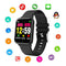 1.44" Smart Bracelet Wristwatch Sports Fitness Tracker IP67 Waterproof Black