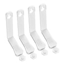 4pcs Bed Sheet Holder Fastener For Mattress Covers Sofa Cushion White