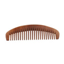 Natural Peach Wood Comb Anti-static Head Massage Hair Care Wide Teeth