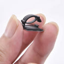 20X Cable Clips Self Adhesive Cord Management Black Wire Holder Organizer Clamp