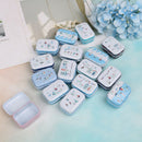Mini tin trinket jewelry coin box tinplate storage case small-rectangular Be- Gw