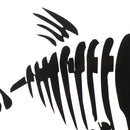 2 Pieces Fish Teeth Mouth Stickers Fishing Boat Canoe Kayak Graphic Accessory OZ