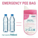 1pc 700ml Portable Car Emergency Urine Bag Vomit Bags Mini Unisex Urinal A