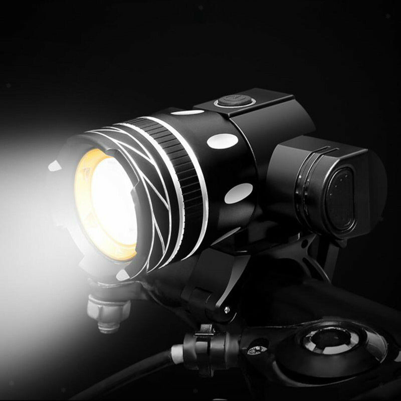 Rechargeable Bicycle Light Bike Front Headlight 150LM T6 LED Head Lights w/USB