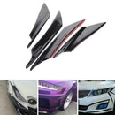 4X/Set Universal Car Front Bumper Splitter Fins Body Spoiler Canards Refit HOT