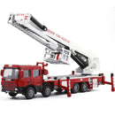 1:50 Alloy Engineering Vehicles,High Simulation Fire Truck,Fire Ladder,Clim