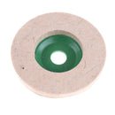 4'' Felt Wool Buffing Angle Grinder Wheel Felt Polishing Disc Pad &LJ