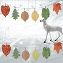 220cm Autumn 6 Maple Leaf Thanksgiving Day Wedding Hanging Holiday Decoratio Hn