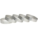 5Pcs/Set Stainless Steel Cake Making Molds Round Mousse Cake Fruit Pie Dess