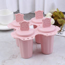6 pcs kitchen silicone ice cube mold cup spoon with lid party supplies FT