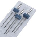3 Pcs Sewing Machine Double Needle (Size 2.0/90 3.0/90 4.0/90) & 9 Groove P W4N7
