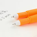 Cute Carrot 0.5mm Ink Plastic Gel Pen Office School Kids Gift Stationery AU