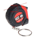 Mini Tape Measure With Key Chain Plastic Portable 1m Retractable Ruler cm/Inch