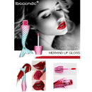 Ibcccndc New Mermaid Lip Gloss Matte Liquid Lipstick Waterproof Moisturizer