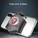 3X(Mini Cooler Phone Cooling Fan Gaming Phone Radiator Portable Drop Temper
