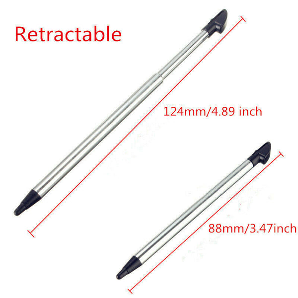 5x Retractable Metal Stylus Touch Screen Pen for New Nintendo 3DS LL/XL C AFS