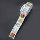 Paper Animal Pattern Gift Stickers Personalised Home, Store,500 Pcs/Roll La O3B9