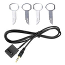 Black Auto Vehicle AUX Cable AUX Receiver Adapter For FORD FOCUS