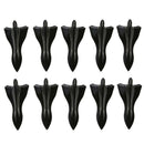 10pcs Shark Fin Diffuser Vortex Generator for Windscreen RoofSpoiler Bumper
