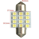 14Pcs LED Car Interior Inside Light Dome Trunk Map License Plate Lamp Bulbs Set