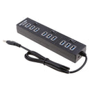 10 Port USB 2.0 Multi HUB Splitter Expansion for Desktop PC Laptop Adapter
