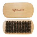 Blue Zoo Men Boar Hair Bristle Beard Mustache Brush Hard Oval Wood Male Bru X8W7
